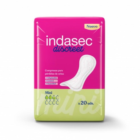 INDASEC MINI COMPRESA PERDIDAS LEVES...