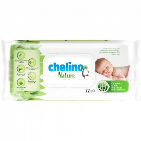 CHELINO NATURE  72 TOALLITAS