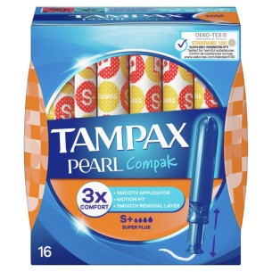 TAMPAX COMPAK PEARL TAMPON...