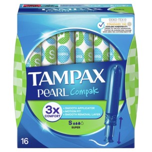 TAMPAX COMPAK PEARL TAMPON...