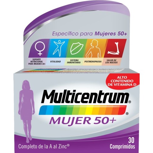 MULTICENTRUM MUJER 50  30 COMPRIMIDOS