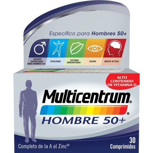 MULTICENTRUM HOMBRE 50  30 COMPRIMIDOS