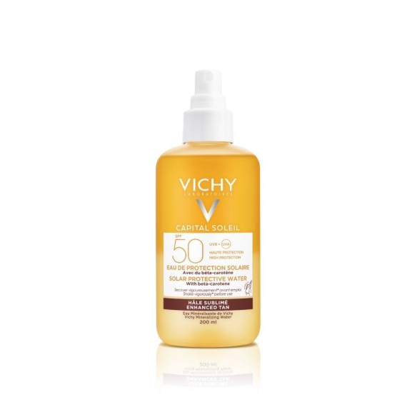 CAPITAL SOLEIL AGUA DE PROTECCION SPF 50 LUMINOSIDAD 200ML