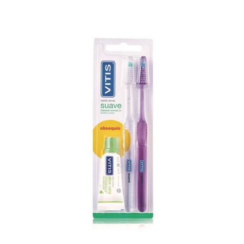 CEPILLO DENTAL ADULTO VITIS SUAVE DUPLO