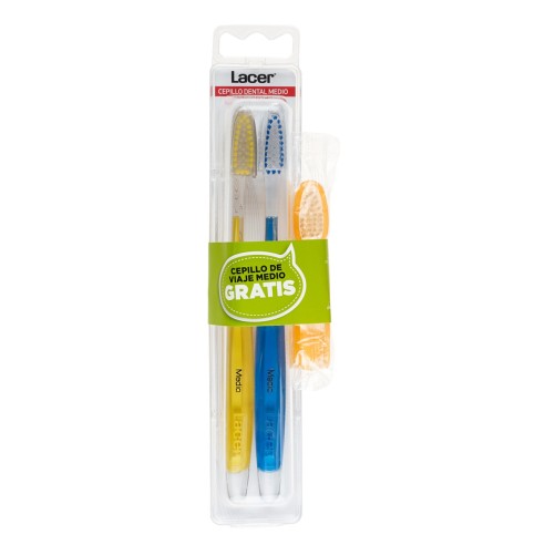 CEPILLO DENTAL ADULTO LACER MEDIO DUPLO