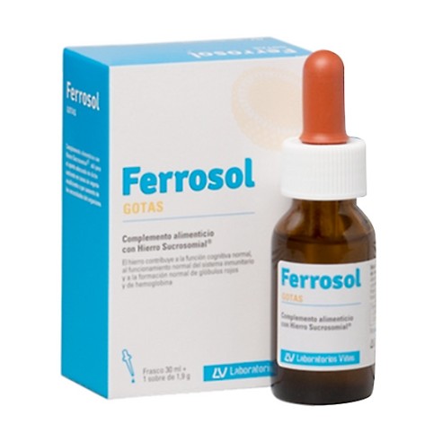 FERROSOL GOTAS Y SOBRE  1 FRASCO 30...