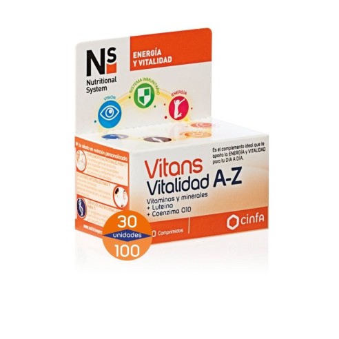 NS VITANS VITALIDAD A-Z  30 COMPRIMIDOS