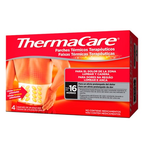 THERMACARE PARCHE TERMICO ZONA LUMBAR...