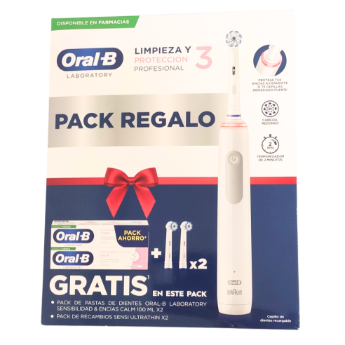 ORAL B SEPILLO ELECTRICO PROF 3 PACK...
