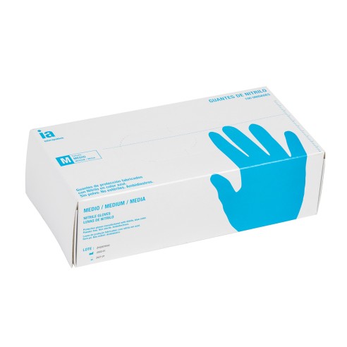 GUANTES DE NITRILO SIN POLVO...