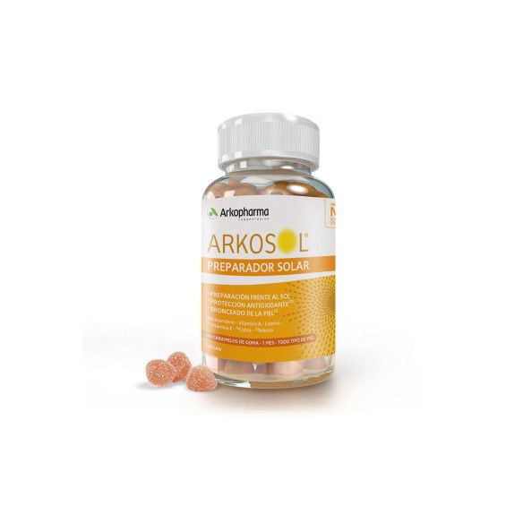 ARKOSOL PREPARADOR SOLAR  60 CARAMELOS DE GOMA