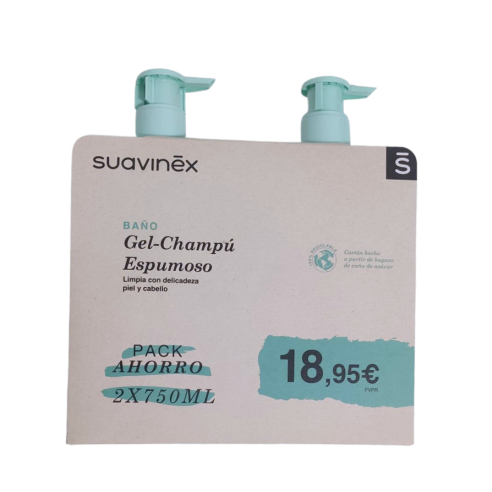 SUAVINEX GEL-CHAMPU ESPUMOSO  2...