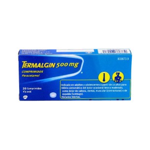 TERMALGIN 500 MG 20...