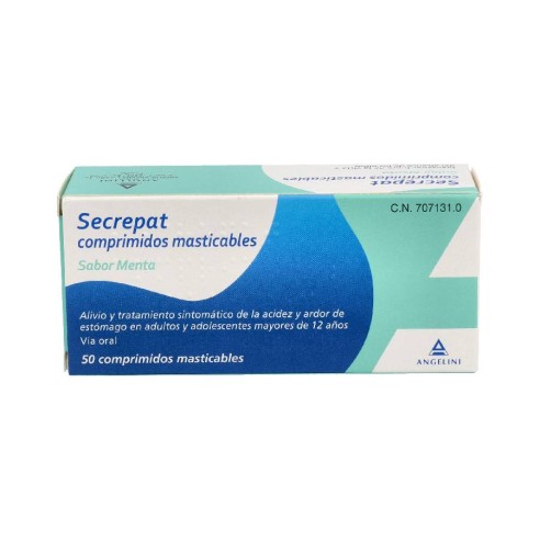 SECREPAT 50 COMPRIMIDOS MASTICABLES...