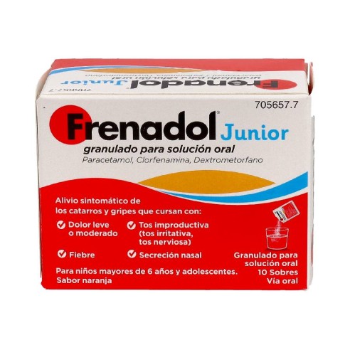 FRENADOL JUNIOR 10 SOBRES GRANULADO...