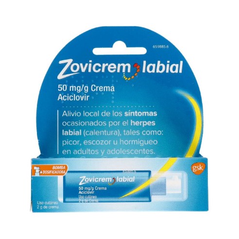 ZOVICREM LABIAL 50 MG/G CREMA 1 TUBO...