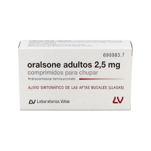 ORALSONE ADULTOS 2,5 MG 12...