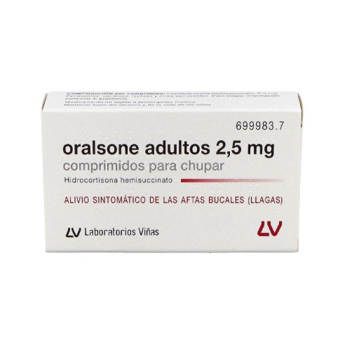 ORALSONE ADULTOS 2,5 MG 12...
