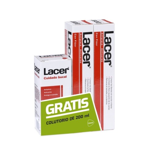 LACER DUPLO PASTA 125 COL 200ML GRATIS