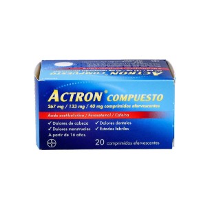 ACTRON COMPUESTO 267 MG/133...