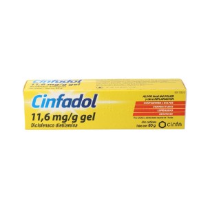 CINFADOL 11,6 MG/G GEL...