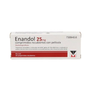 ENANDOL 25 MG 10...