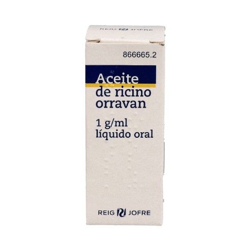 ACEITE RICINO ORRAVAN 1 G/ML LIQUIDO...