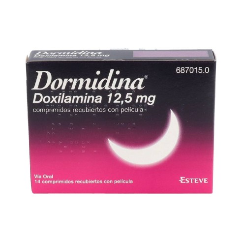 DORMIDINA 12,5 MG 14 COMPRIMIDOS...