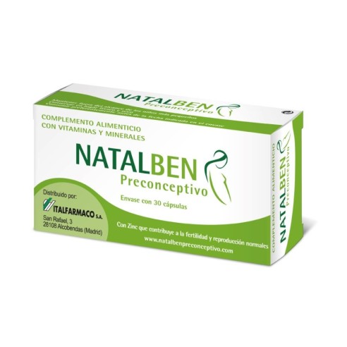 NATALBEN PRECONCEPTIVO  30 CAPSULAS