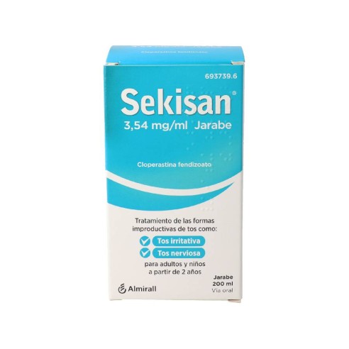 SEKISAN 3,54 MG/ML JARABE 1 FRASCO 200 ML