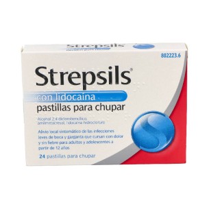 STREPSILS CON LIDOCAINA 24...