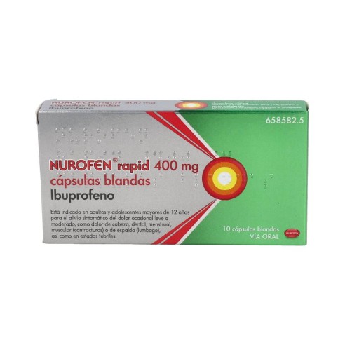 NUROFEN RAPID 400 MG 10 CAPSULAS BLANDAS