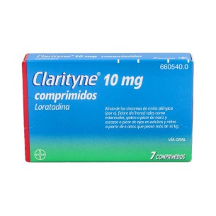 CLARITYNE 10 MG 7 COMPRIMIDOS