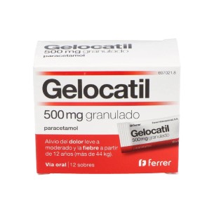 GELOCATIL 500 MG 12 SOBRES...