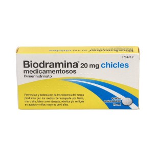 BIODRAMINA 20 MG 6 CHICLES...