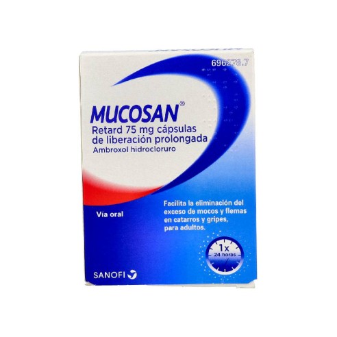 MUCOSAN RETARD 75 MG 30 CAPSULAS LIBERACION PROLONGADA