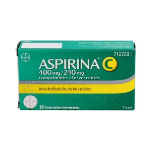 ASPIRINA C 400 MG/240 MG 10...
