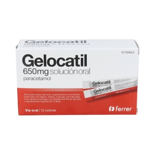 GELOCATIL 650 MG 12 SOBRES...
