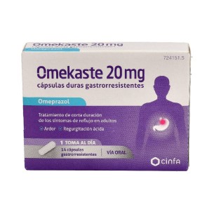 OMEKASTE 20 MG 14 CAPSULAS...