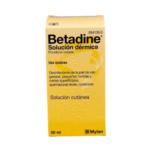 BETADINE 100 MG/ML SOLUCION CUTANEA 1...