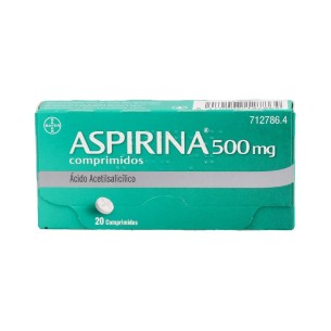 ASPIRINA 500 MG 20 COMPRIMIDOS