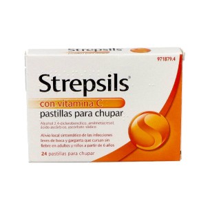 STREPSILS CON VITAMINA C 24...