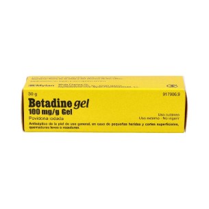BETADINE 100 MG/G GEL...
