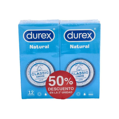 DUREX NATURAL PLUS PRESERVATIVOS 12...