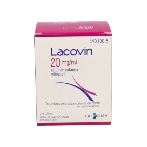 LACOVIN 20 MG/ML SOLUCION CUTANEA 4...