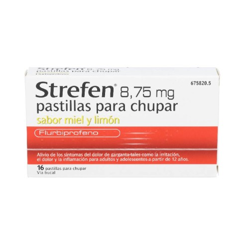 STREFEN 8,75 MG 16 PASTILLAS PARA...