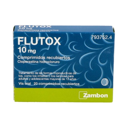 FLUTOX 10 MG 20 COMPRIMIDOS RECUBIERTOS