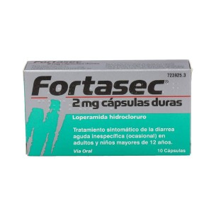 FORTASEC 2 MG 10 CAPSULAS