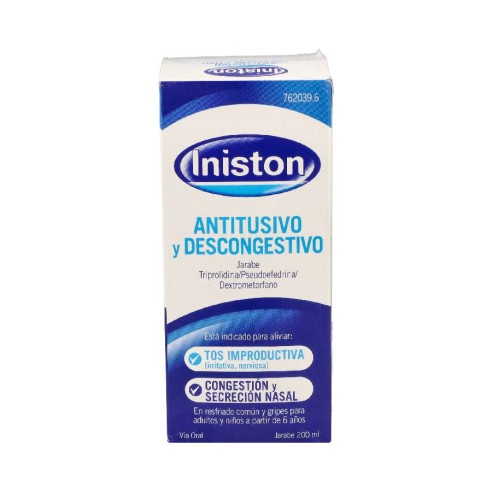 INISTON TOS Y CONGESTION JARABE 1 FRASCO 200 ML