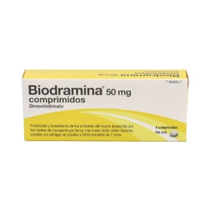 BIODRAMINA 50 MG 4 COMPRIMIDOS